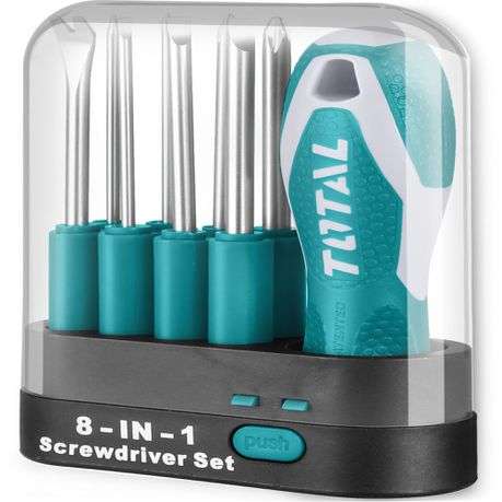 Total Tools Total Tools 9 Piece Interchangeable Screwdriver Set