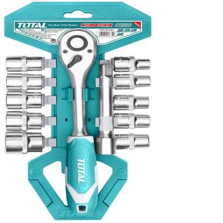 Total Tools 12 Piece Socket Set 1/2 Inch (13mm)