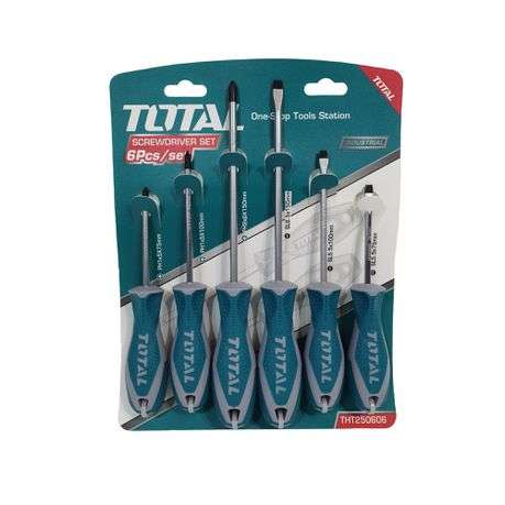 Total Tools Screwdriver Set 6Pcs