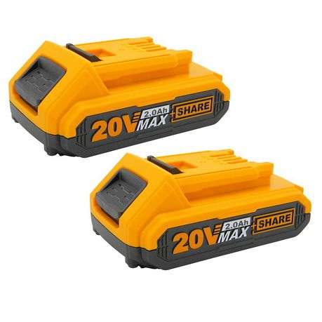 Ingco - Cordless Drill, 2 x 2Ah Batteries, Charger, Bag &amp; Accessory Set