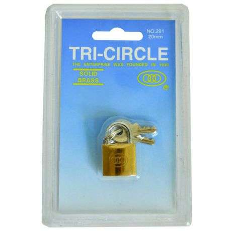 Moto-Quip - 20mm Tri Circle Standard Padlock