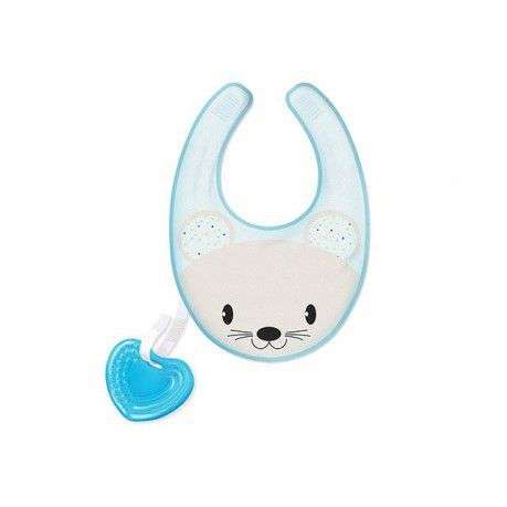 Chicco - Fresh Bib Teether - Blue