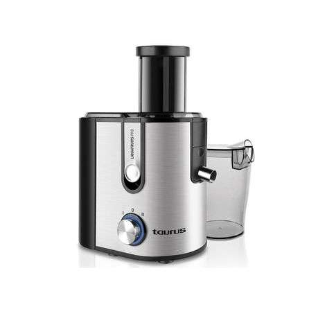 Taurus Juice Extractor Stainless Steel Brushed - 800W "Liquafruits Pro"