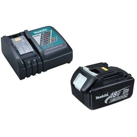 Makita BL1830 Battery &amp; Compact Fast Battery Charger Combo Set