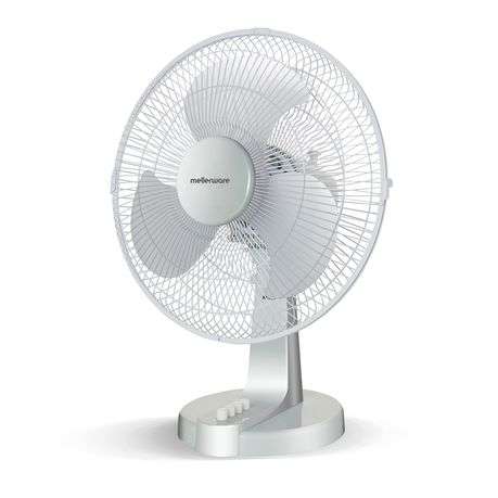 Mellerware - 3 Speed Aquillo 30cm Desk Fan