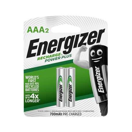Energizer Recharge 700Mah Aaa - 2 Pack