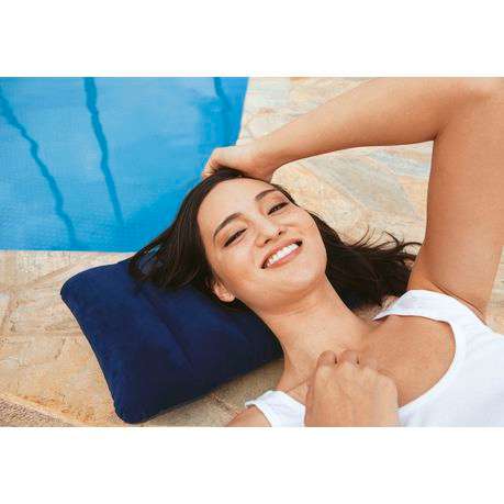 Intex - Inflatable Original Travel Rest Air-Pillow - Blue