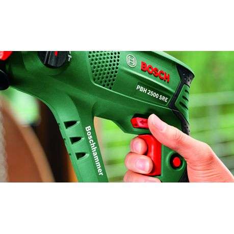 Bosch Corded Hammer (Model:PBH 2500 SRE + 6 Acc. + Key Chuck)