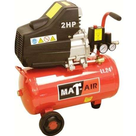 Compressor Matair 1.5Kilowatt/2Horse Power 24l 220 Volt Direct Drive