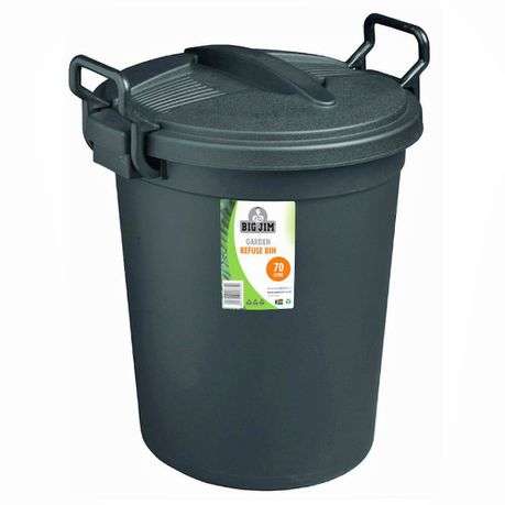 Garbage Bin 70L (Black)