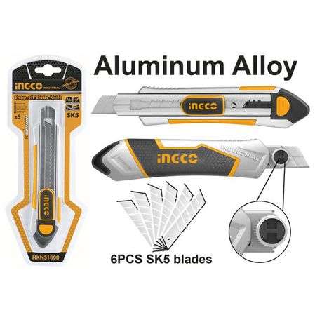 INGCO - Snap-off Blade / Utility Knife Including Blades
