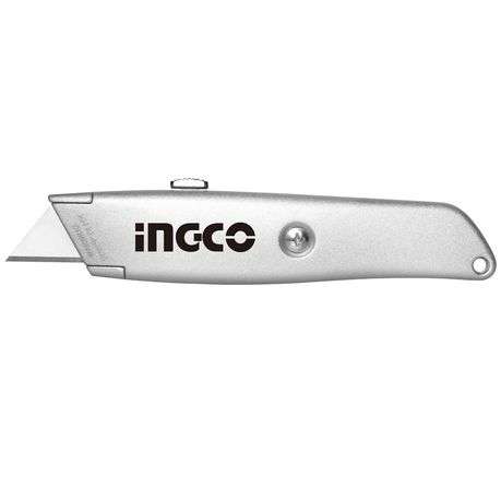 INGCO - Retractable Utility Knife (Auto Lock) Including Blade