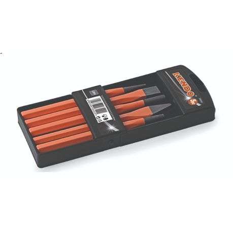Kendo 5 Piece Punch &amp; Chisel Set