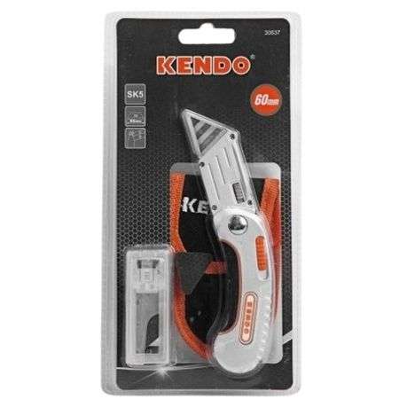 Kendo - Folding Utility Knife 61 x 19mm - 7 Piece