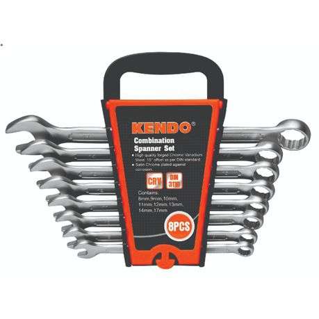Kendo 8 Piece Combination Spanner Set