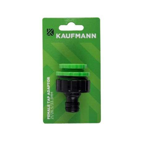 Kaufmann Tap Adaptor 1/2In-3/4In-1In