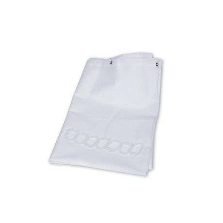 MTS Home Std Driveip Drivey Shwer Curtan White