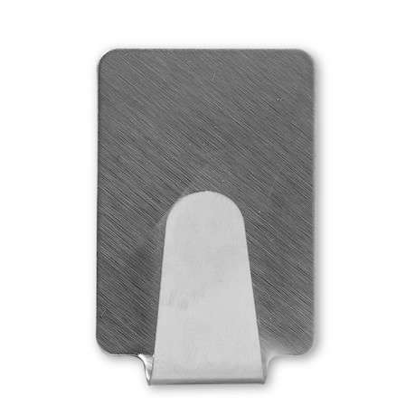 MTS Home Medium Rectangle Steel Hook 2 Piece