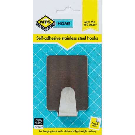 MTS Home Large Rectangle Steel Hook 1 Piece