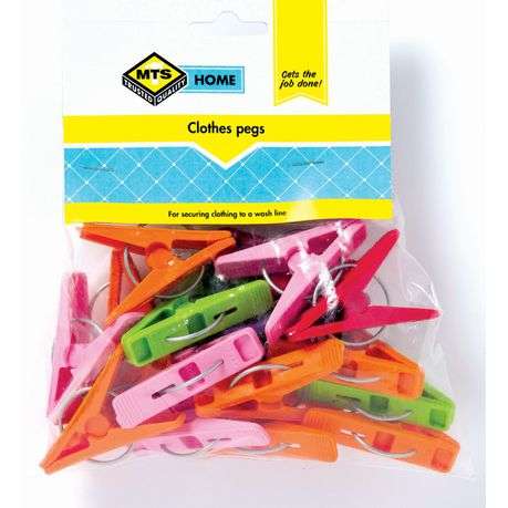 MTS Home Clothes Pegs 20 Pieces