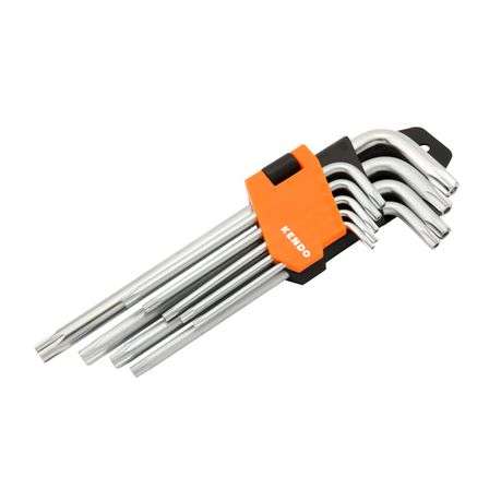 Kendo 9 Piece Torx Key Set Long Arm