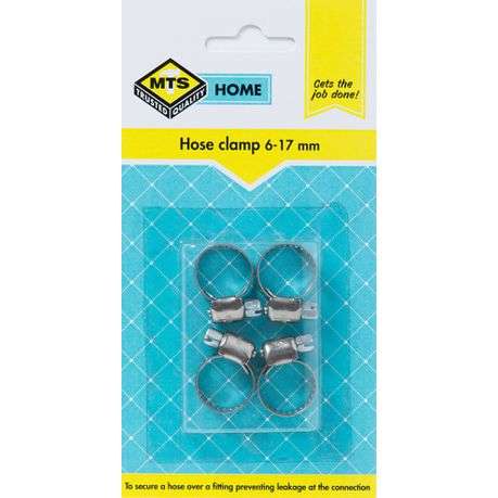 MTS Home Hose Clamp 6-17mm 4 Piece