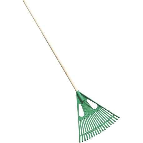 MTS Rake Lawn Plash Wooden Handle (L)