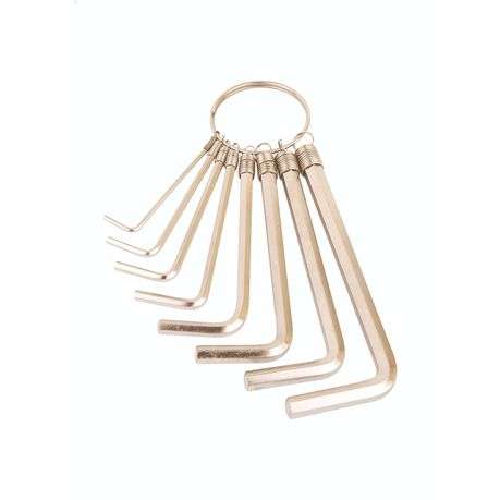 MTS 1.5 - 10mm Carbon steel, Chrome plated Allenkey set