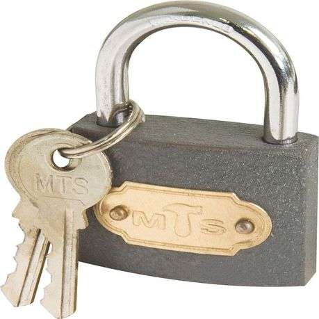 MTS Padlock Iron 38mm D/Blister Wz367