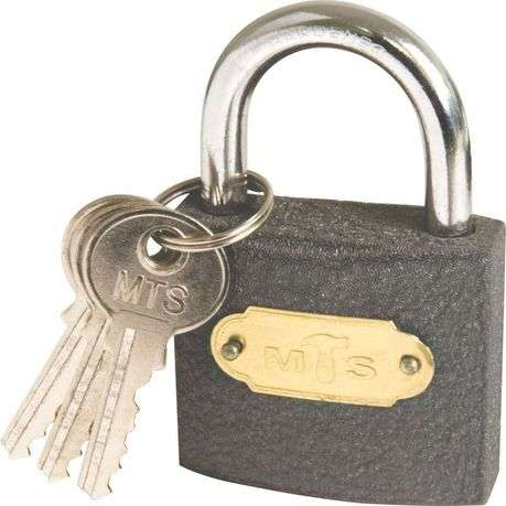 MTS Padlock Iron 50mm D/Blister Wz368