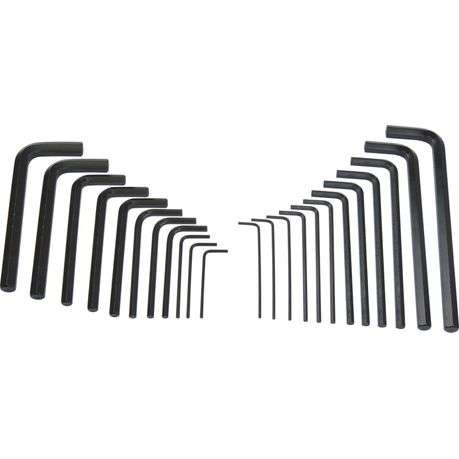 MTS Allenkey Set mm/Af 25 Piece 1653