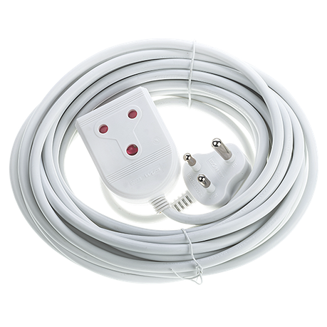Electricmate 16A 10m Extension Lead - White