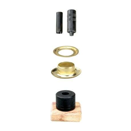 Groz Grommet Kits 10Mm 12 Brass Grommets
