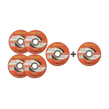 5 + 1 Free Cutting Disc Steel 115 X 1.0 X 22.2Mm