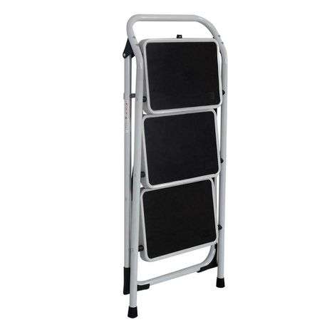 Ladder - Portable 3 Step Folding Ladder - Folding, Non Slip and Stable