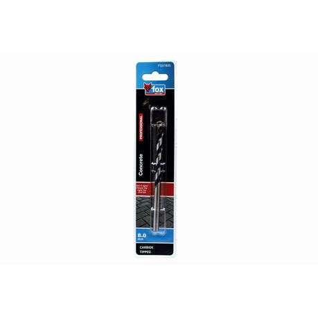 FOX Masonry Drill Bit 8.0mm X 120mm