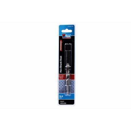 FOX HSS Hex STUB Drill Bit 9.0 X 84mm