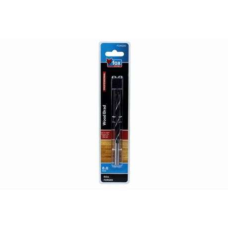 FOX Spiral Wood Drill Bit 8.0mm