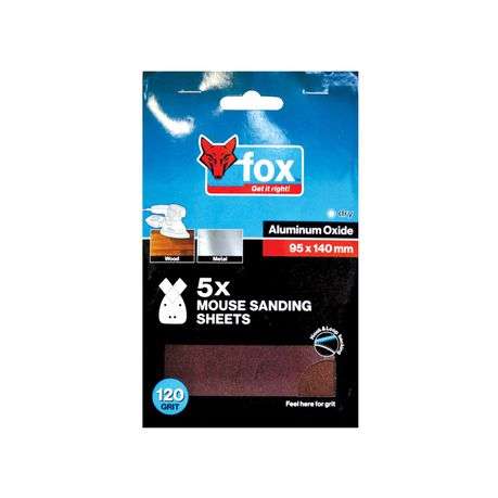 FOX Mouse Sanding Paper 120G (5)