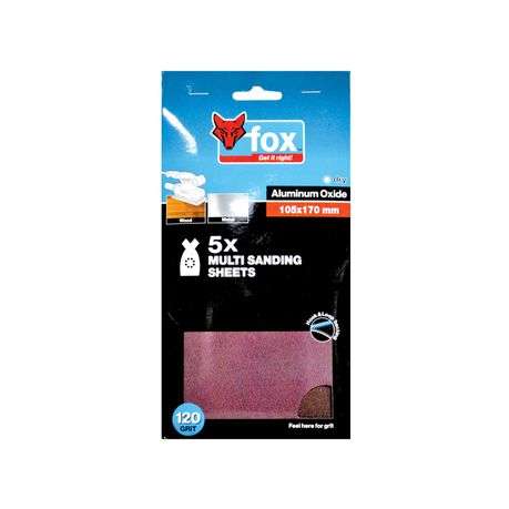 FOX Multi Sanding Paper 120G (5)