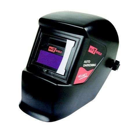 Matweld Helmet Auto Dark Non Adjustable Black