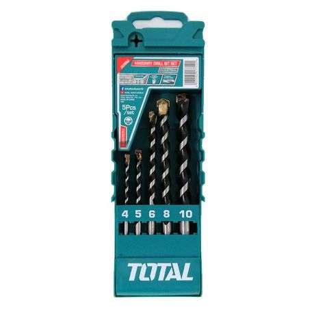 Total Tools 5Pcs Masonry Drill Bits (2 Sets)