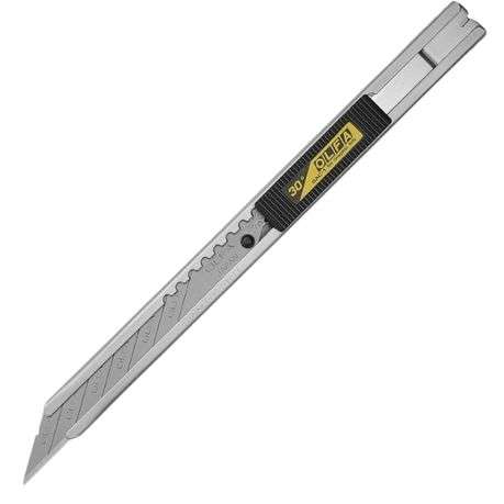 Olfa Stainless Steel Snap-Off Graphics Knife 30 Degree Angle