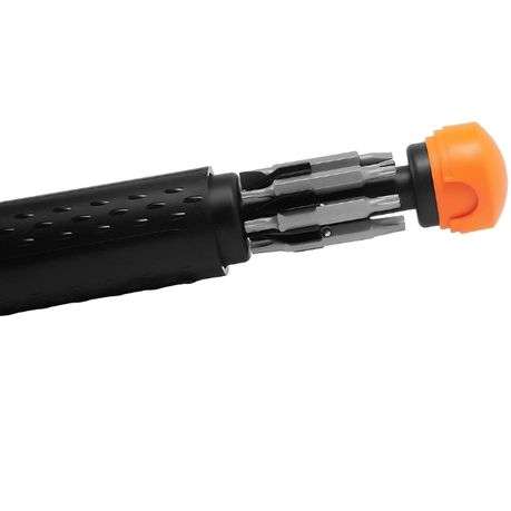 Groz - Retractable Multi Bit Screwdriver - 14 Bits