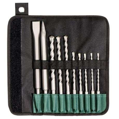 Metabo - SDS Plus Classic Drill and Chisel Set - 10 Piece (630824000 )
