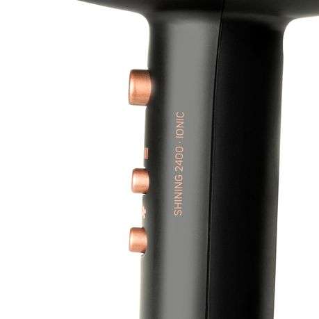 Taurus Hair Dryer AC Motor Black 2 Speed 2400W "Shining 2400 Ionic"