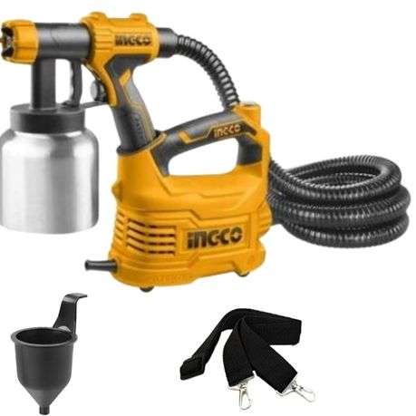 Ingco - Spray Gun With Aluminium Tank / Paint Sprayer - Floor Based (550W)