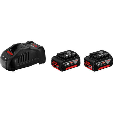 Bosch - Starter Set / 2 x Batteries 5.0Ah and 1 x Quick Charger