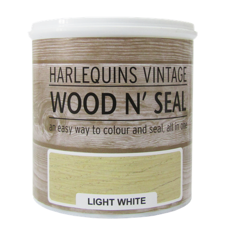 Harlequin - Wood n' Seal - Colour and Sealant for Raw Wood - 1 Litre - White Ash