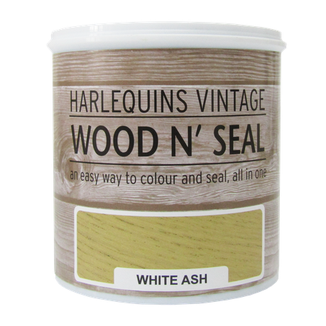 Harlequin - Wood n' Seal - Colour and Sealant for Raw Wood - 1 Litre - White Ash